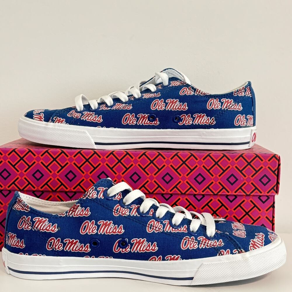Row One Shoes WOMENS 8 /MENS 6.5 SEC Ole Miss Rebels
